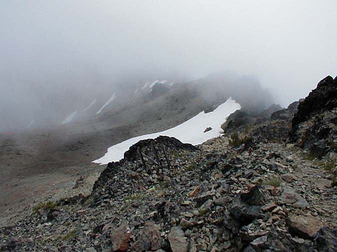 Snow Below The Summit